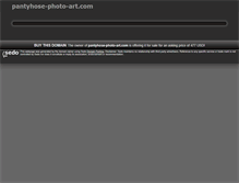 Tablet Screenshot of pantyhose-photo-art.com
